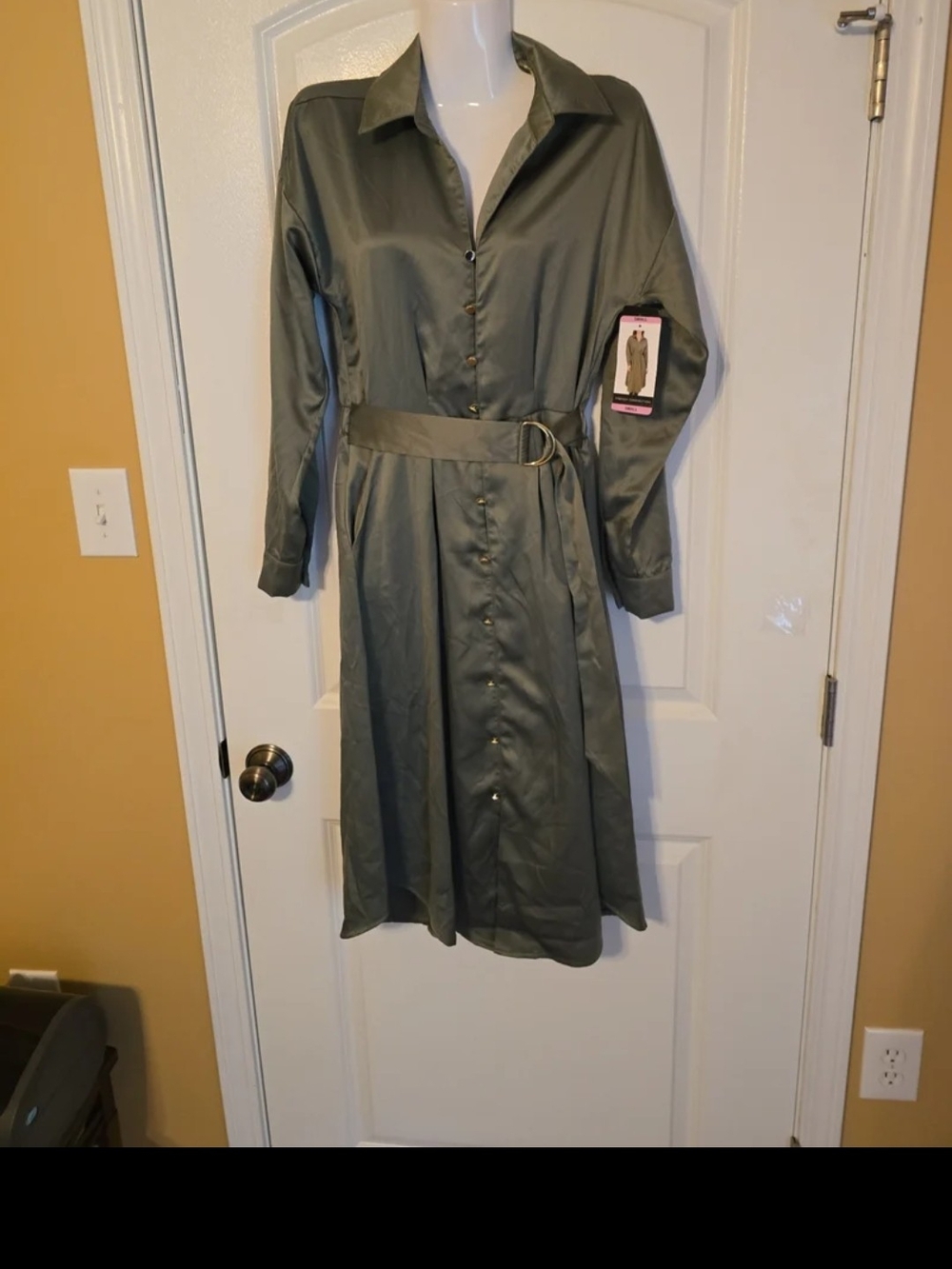 French Connection women's silky wedding guest dress
